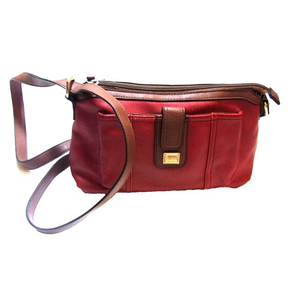 BOC Born Concepts Crossbody Dark Red Bag Adjustable Strap Purse - Picture 1 of 10